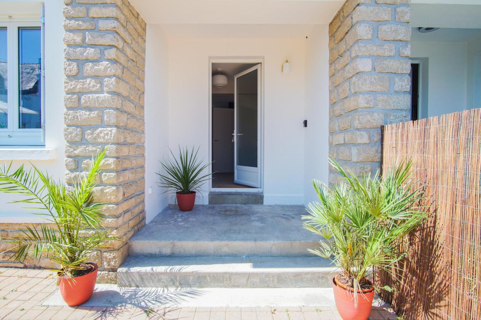 -Le Sentier- Elegant T3 Avec Jardin Proche Mer Concarneau Exterior photo